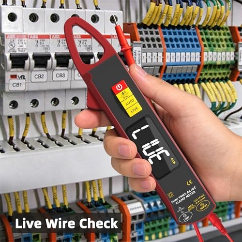 BSIDE Low Current Clamp Meter, DC/AC Amp with Smart Mode, True RMS 6000 Counts