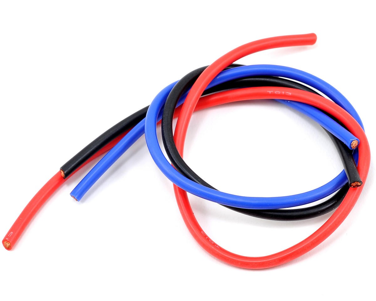 TQ Wire Silicone Wire Kit (Black, Red & Blue) (1' Each) (13AWG) [TQW1303]