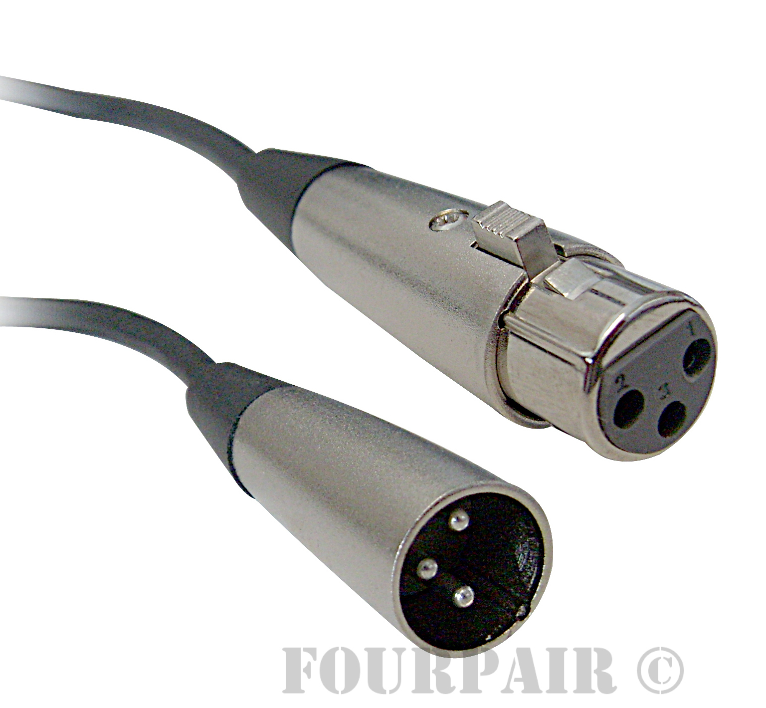 100ft - Shielded XLR Balanced Microphone Mic Pro Audio Cable Cord Male to Female