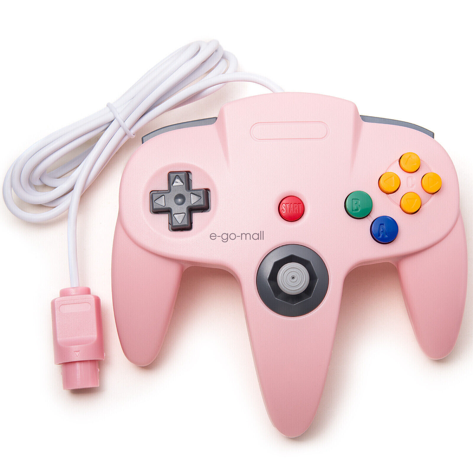 Pink Classic N64 Wired Remote GamePad Controller For N64 System Video Console