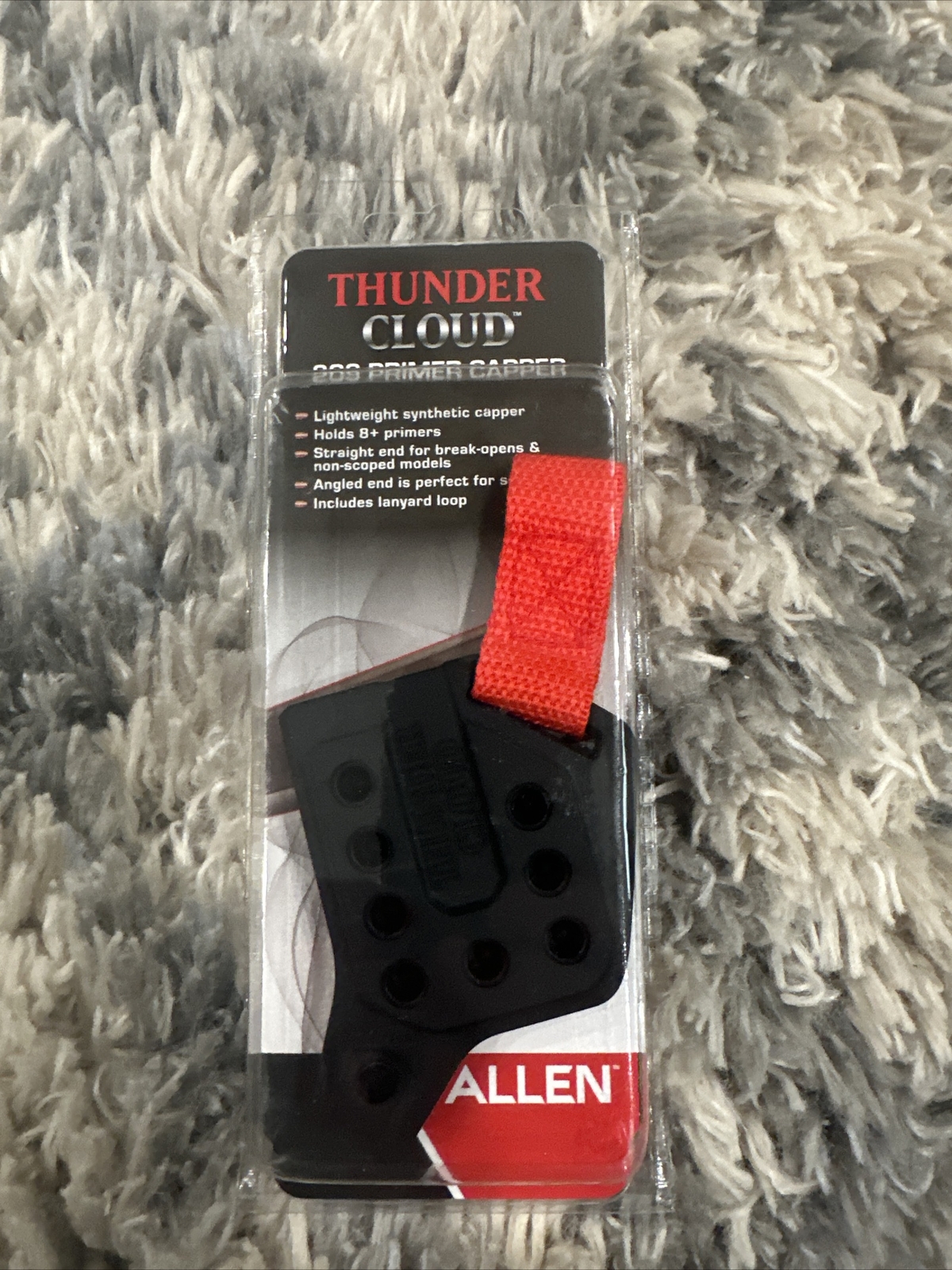 Thunder Cloud 209 Inline Muzzle loader Primer Capper by Allen, holds 8+ Primers