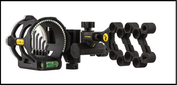 Trophy Ridge Peak Sight 5 Pin .019" Black Right Hand