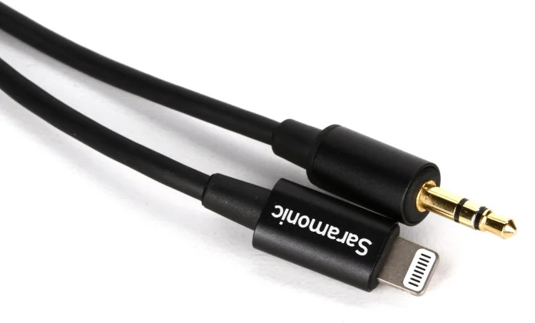 Saramonic SR-C2000 3.5mm Male TRS to Lightning Audio Adapter