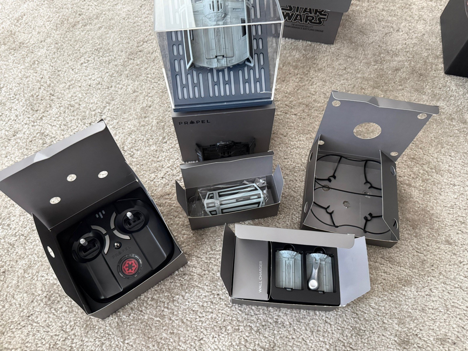 Propel Star Wars TIE ADVANCED X1 Performance Drone Open Box Used