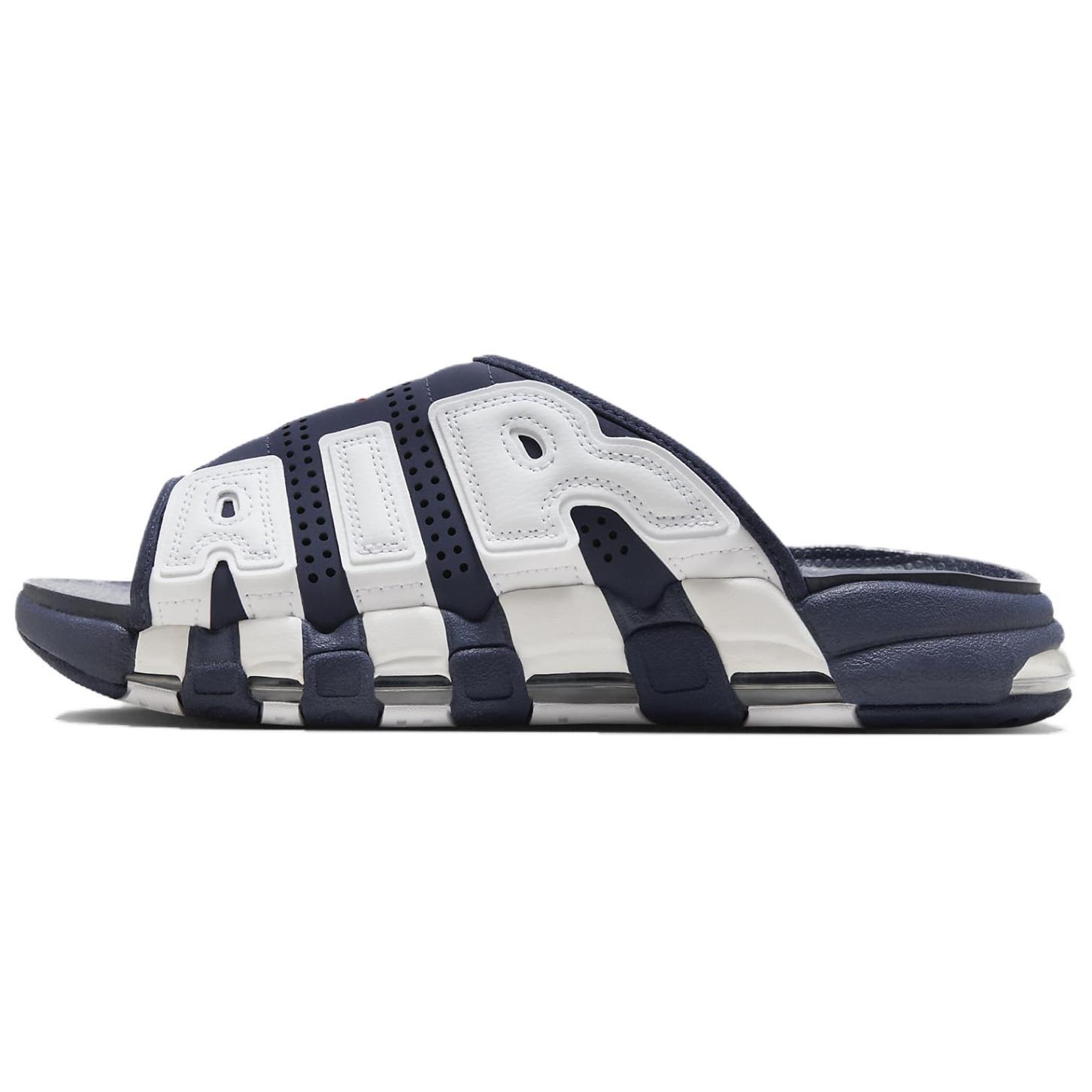 Nike Air More Uptempo Slide Slippers Blue White FQ8699-400 Asian Men's Size