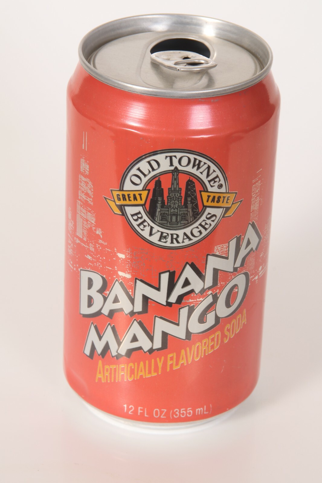 Old Town Banana Mango soda can - 12oz