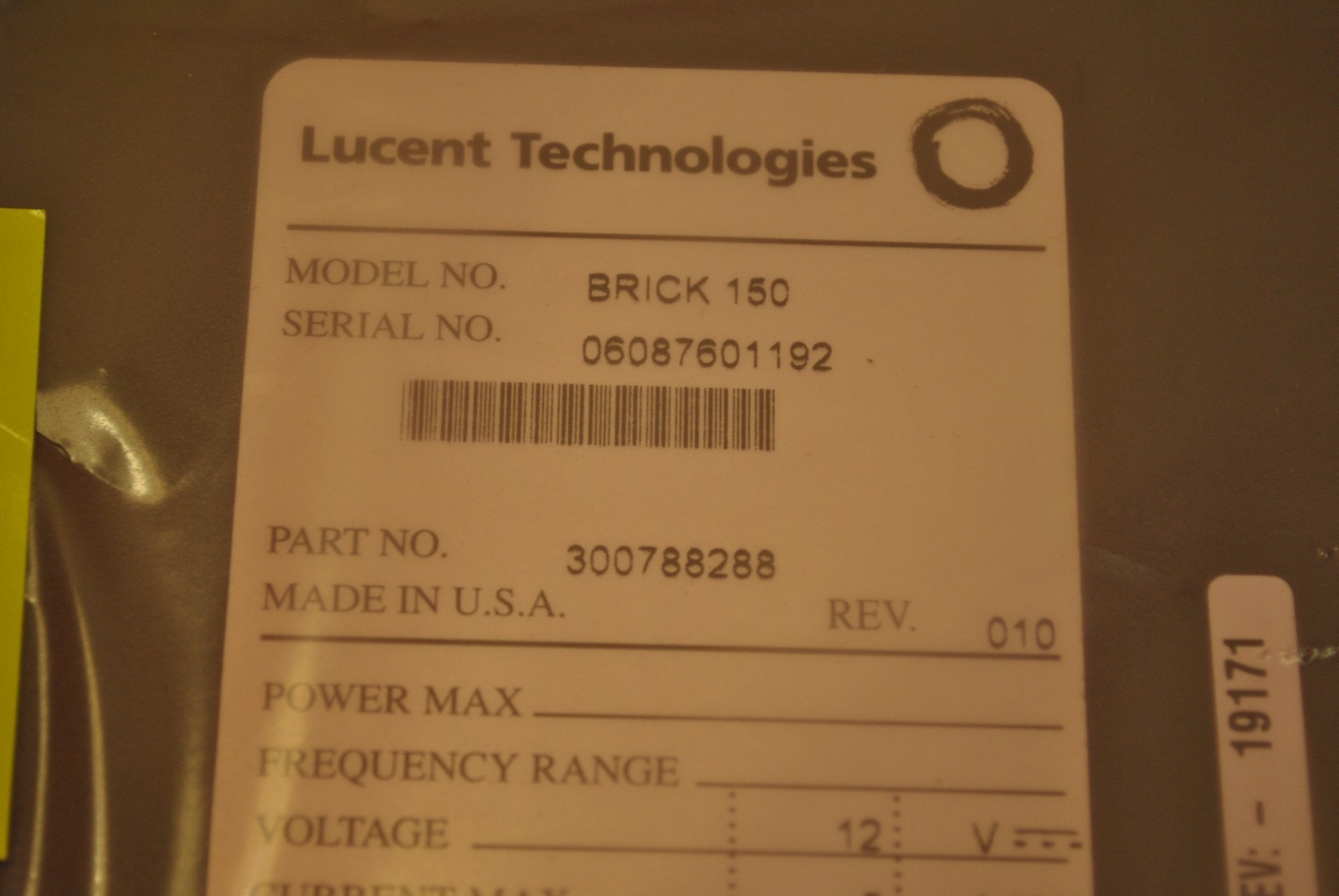 Alcatel Lucent Brick 150 VPN Firewall 300788288