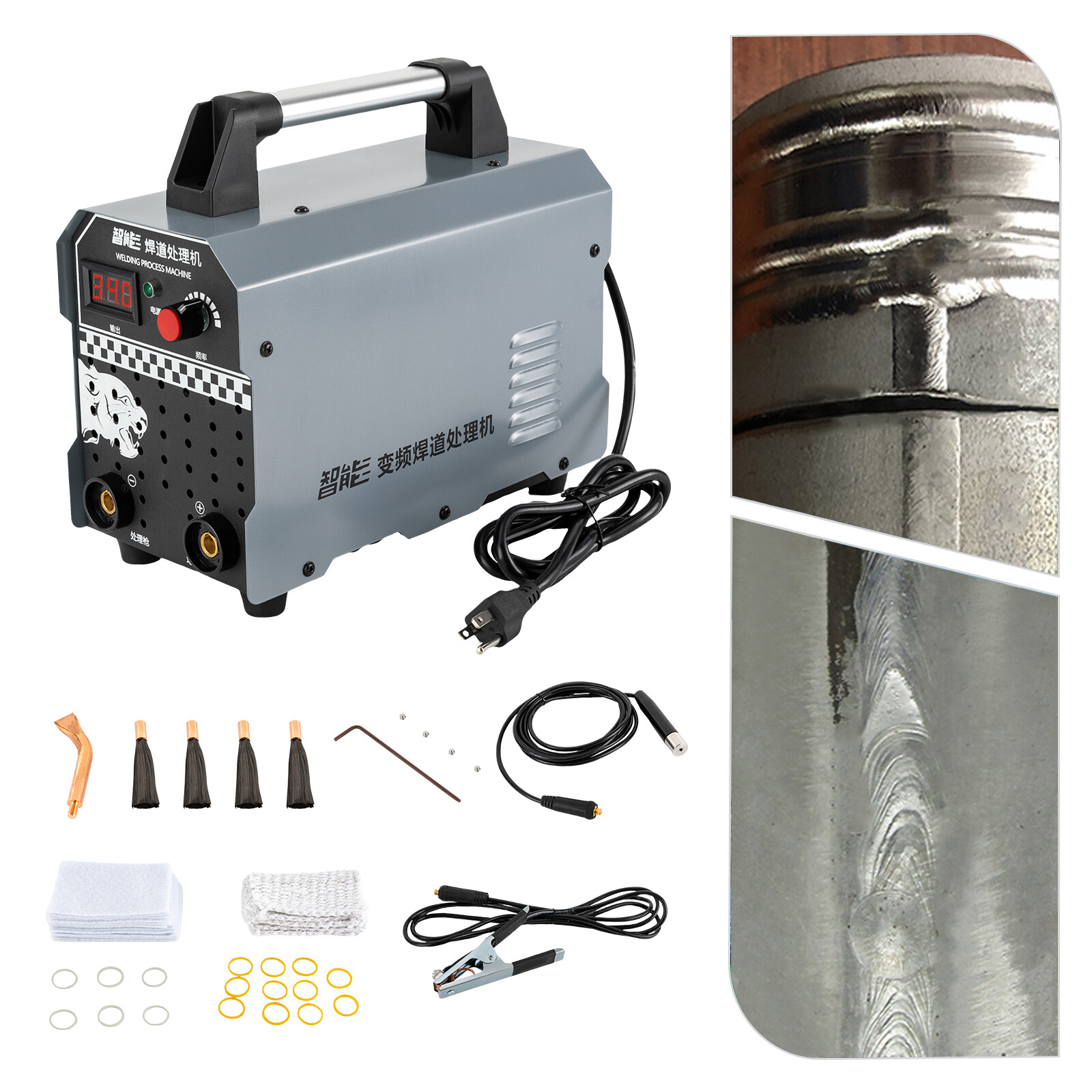 For Metal/arc/laser Welding 1000W Welding Bead Processor Weld Cleaning Machine~