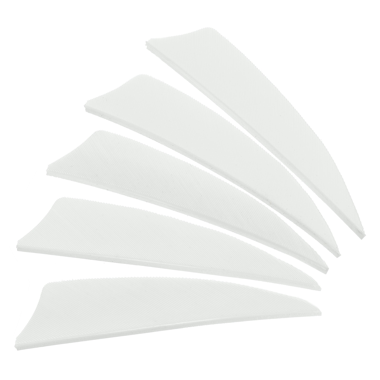 Arrows Vanes 50 Pack 3 Inch Arrow Feather Left Wing White for DIY
