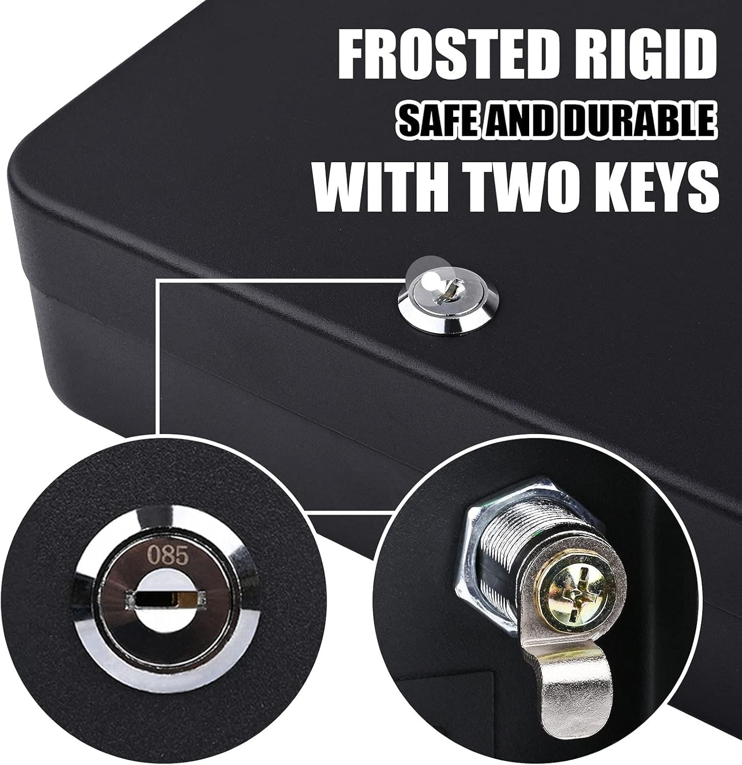 Key Lock Box Wall Mount with Combination 28 Hooks Tags