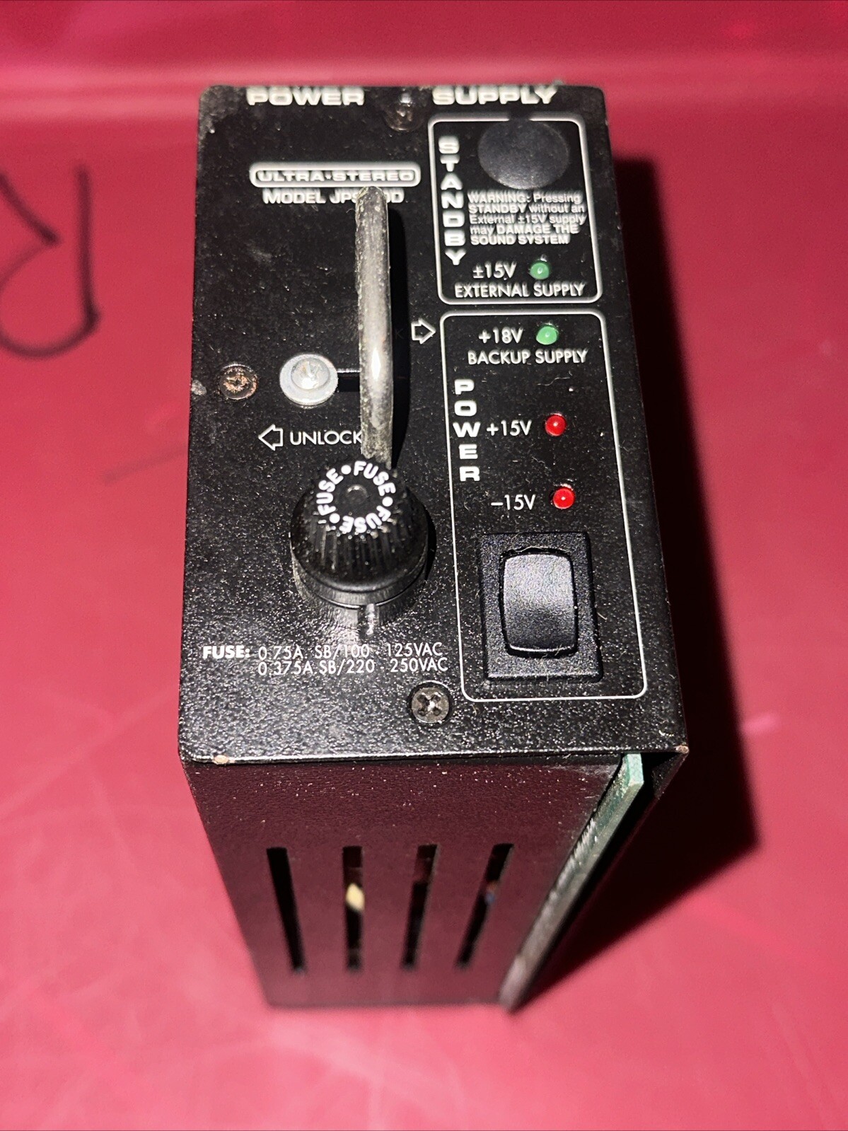 Ultra Stereo Power Supply JPS-100 Theatre Audio JS SERIES