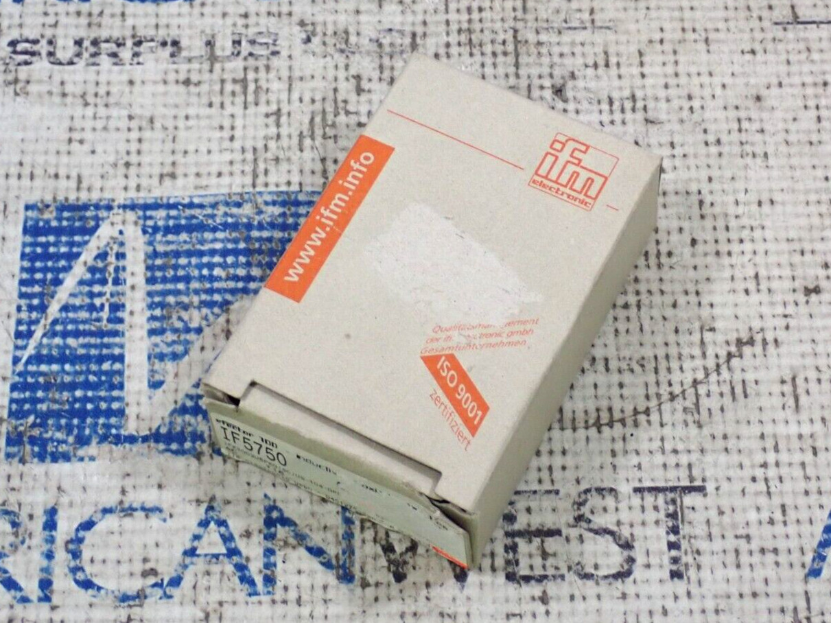 New IFM IF5750 Inductive Proximity Sensor Switch IFK3002UBPKG/SC/US-104-DPS