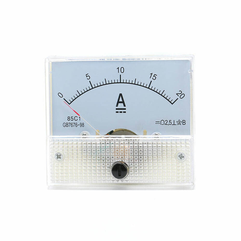2-30A 10-50V DC Ammeter Current Voltmeter Voltage 85C1 Analog Amp Panel Meter US