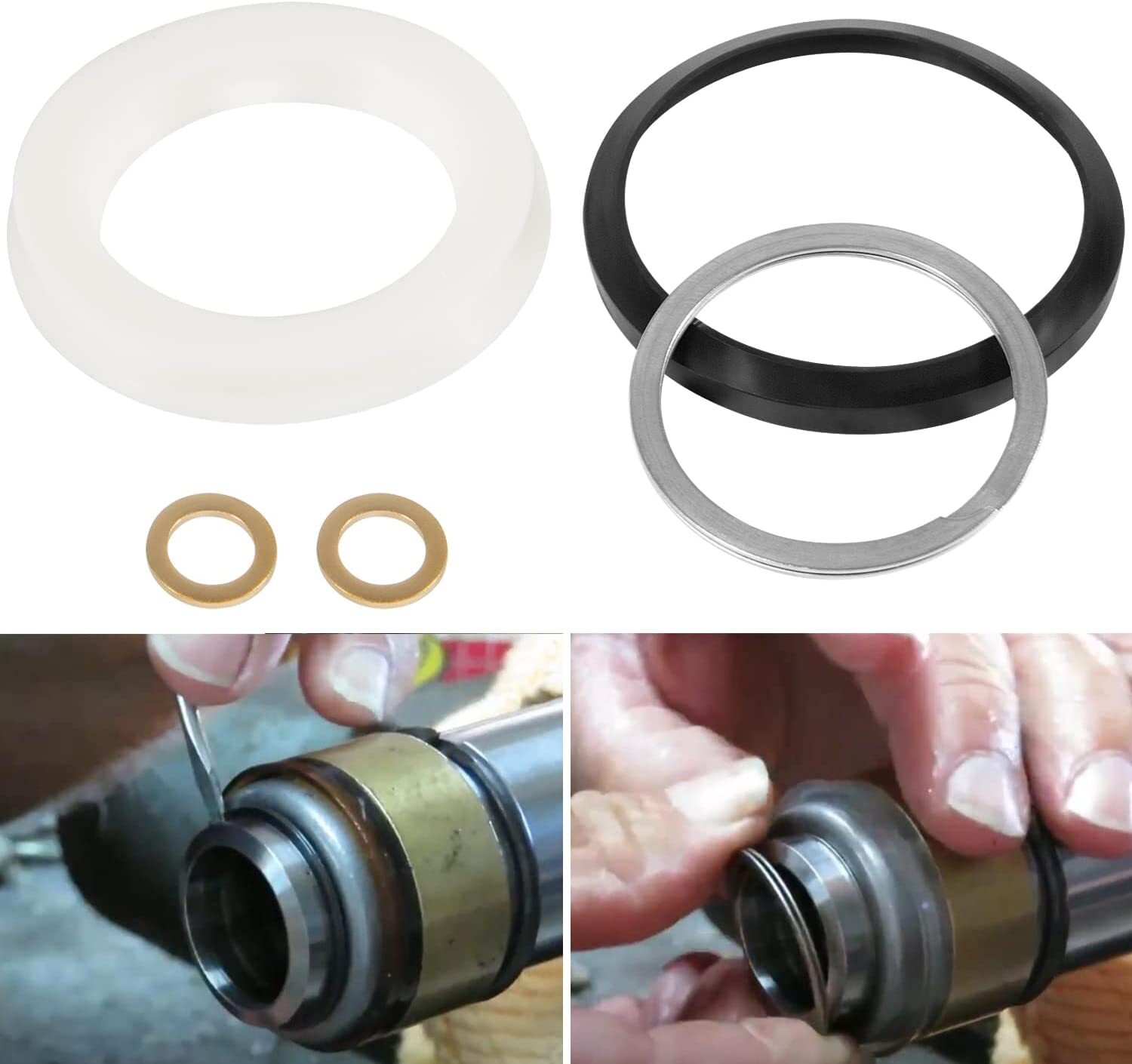 Ram/Cylinder Seal Kit Replacement 4105,420576 Fit for OTC 10 Ton Cylinder (5Pcs)