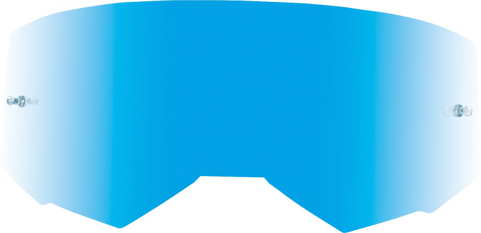 Fly Racing Single Lens with Post for Zone Pro/Zone/Focus Goggles - Sky Blue Mirr