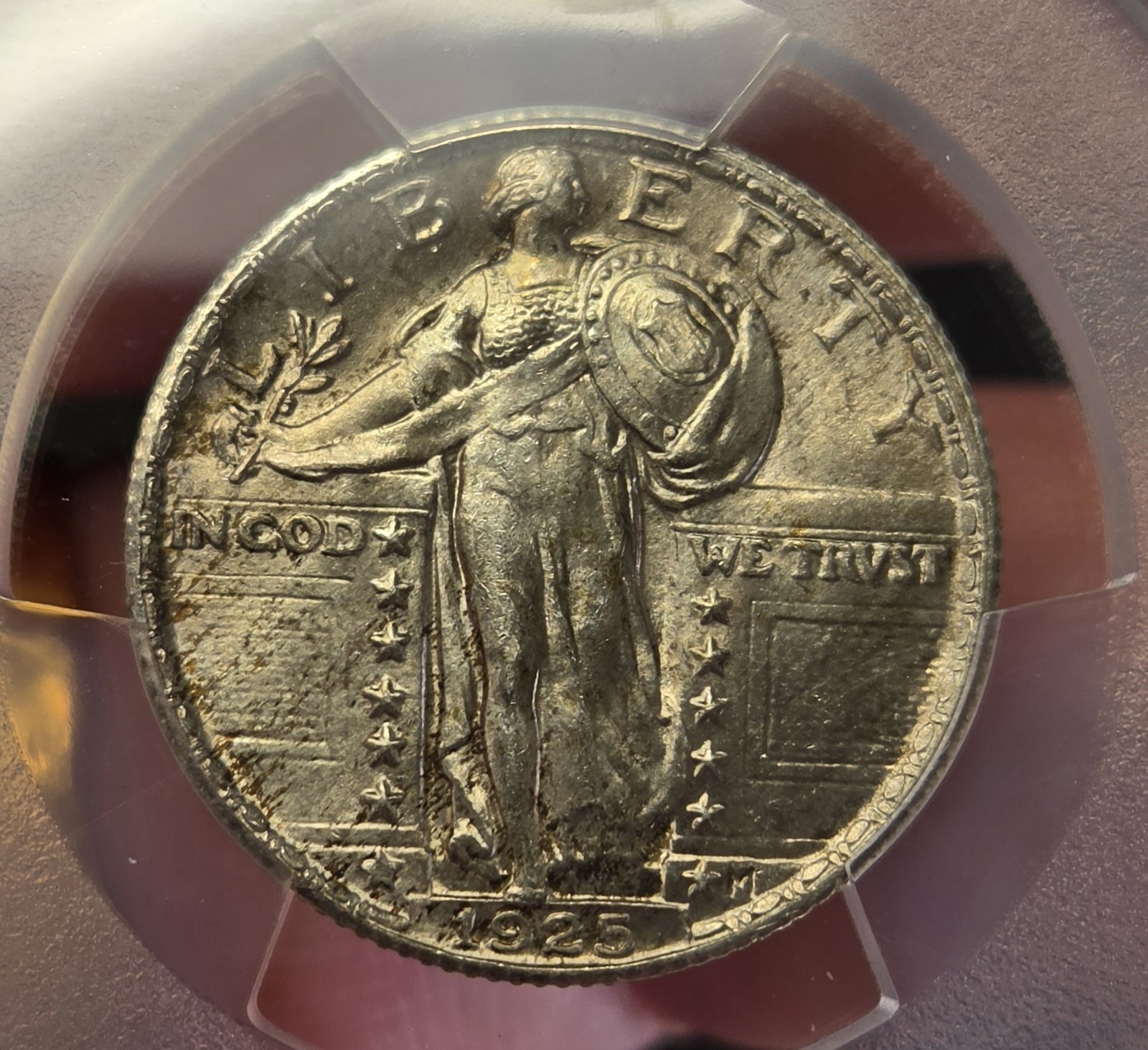 1925 P Standing Liberty Silver US Quarter PCGS Ms64 Philadelphia
