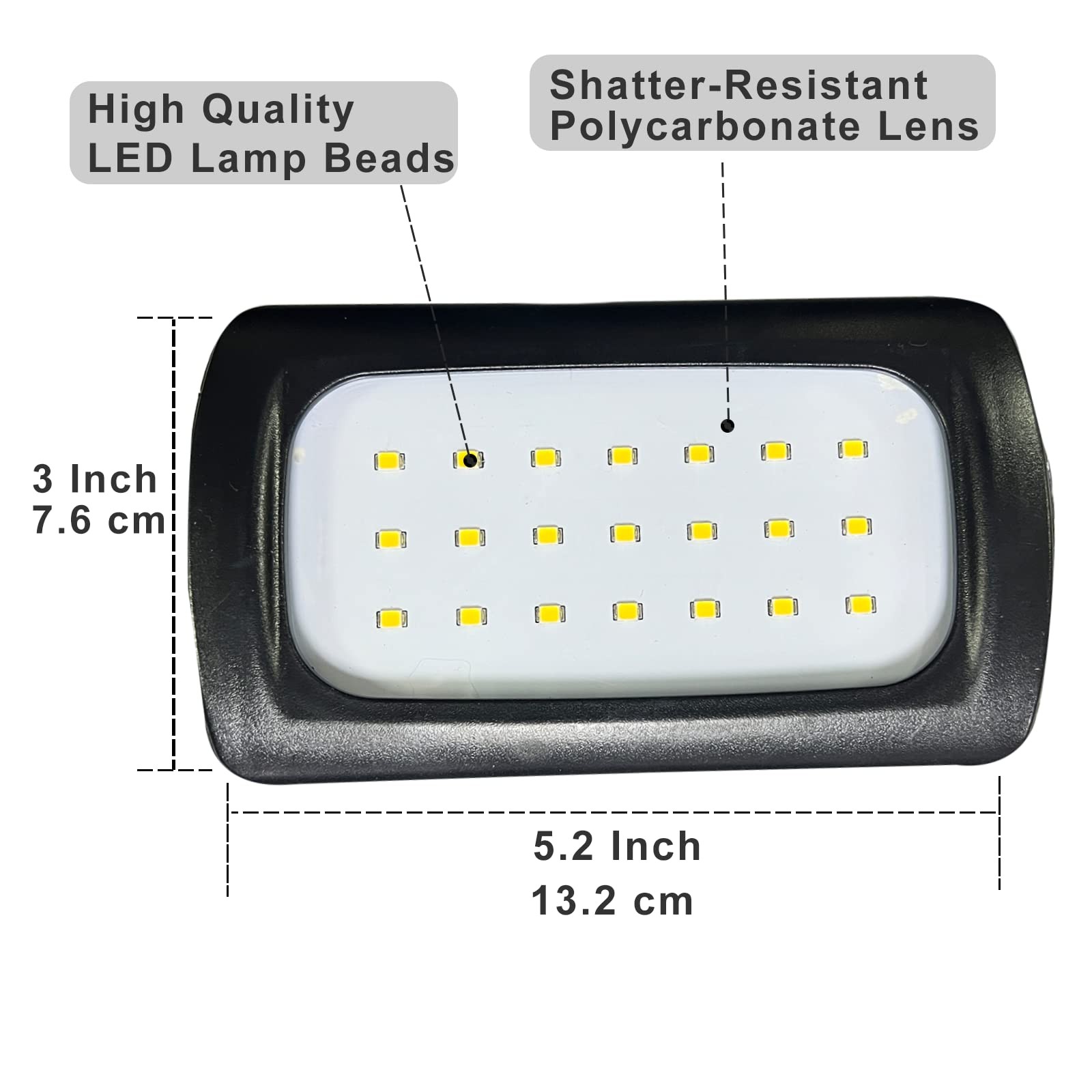 50FT Led Work Light 85W 8000LM Waterproof Construction String Lights Linkable...
