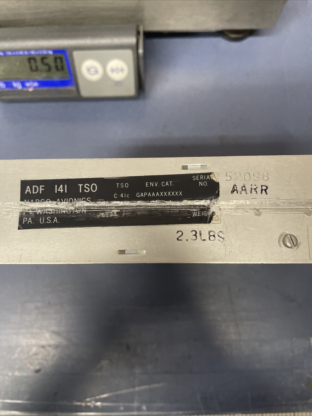 Narco Avionics ADF 141 TSO For PARTS / CORE Untested