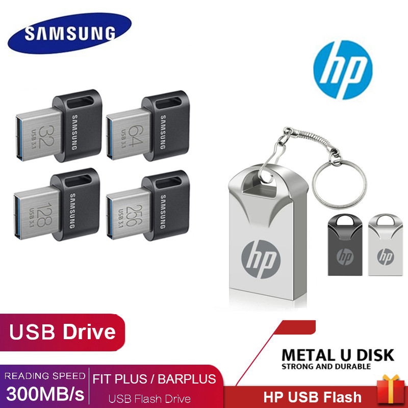 Samsung Fitplus USB 3.1 UDisk HP Mini Metal USB 3.0 Gen1 Flash Drive Memory Lot