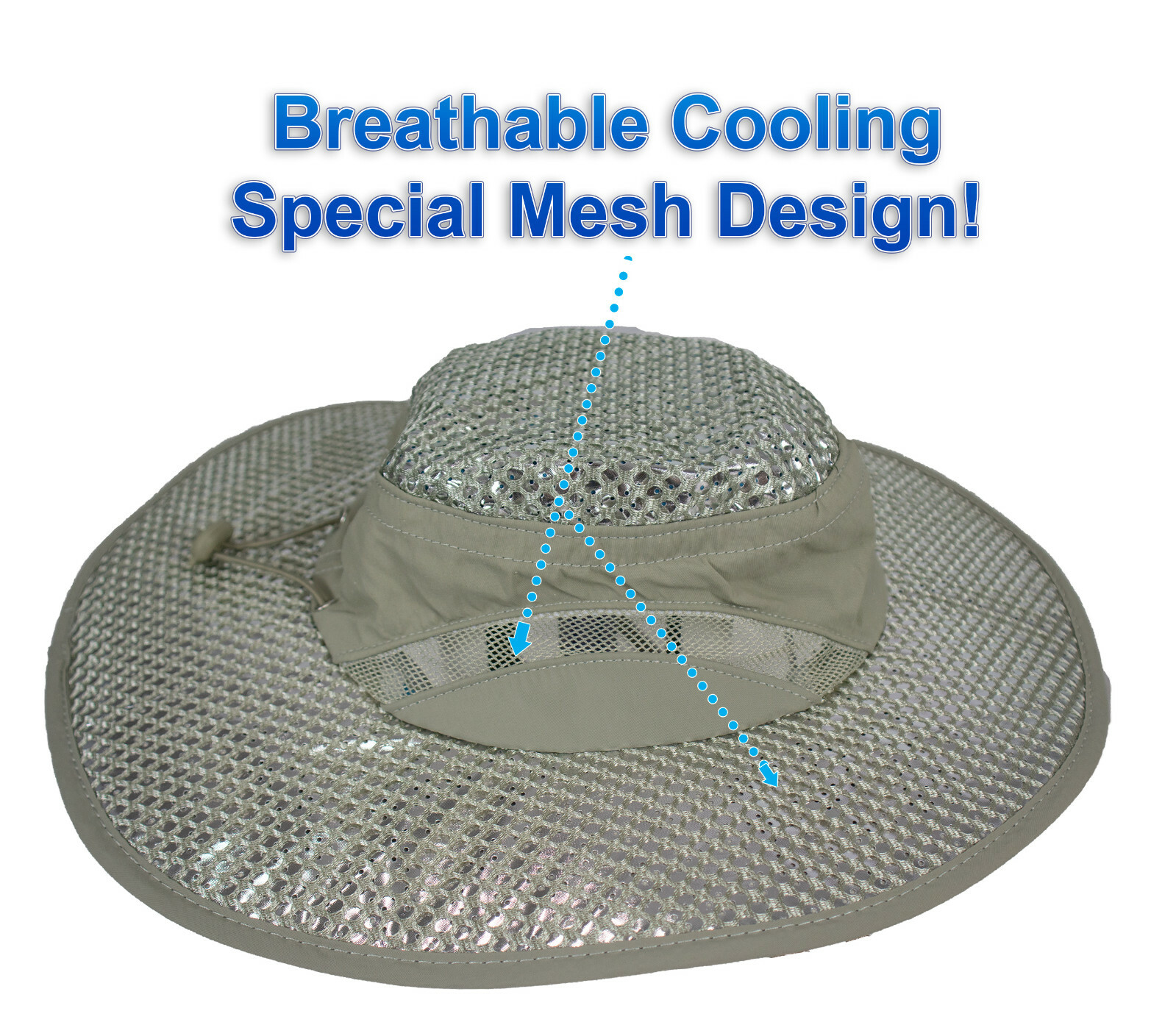 2 Polar Hydro Evaporative Cooling Hat UV Reflective Protection Bucket Solar Cap