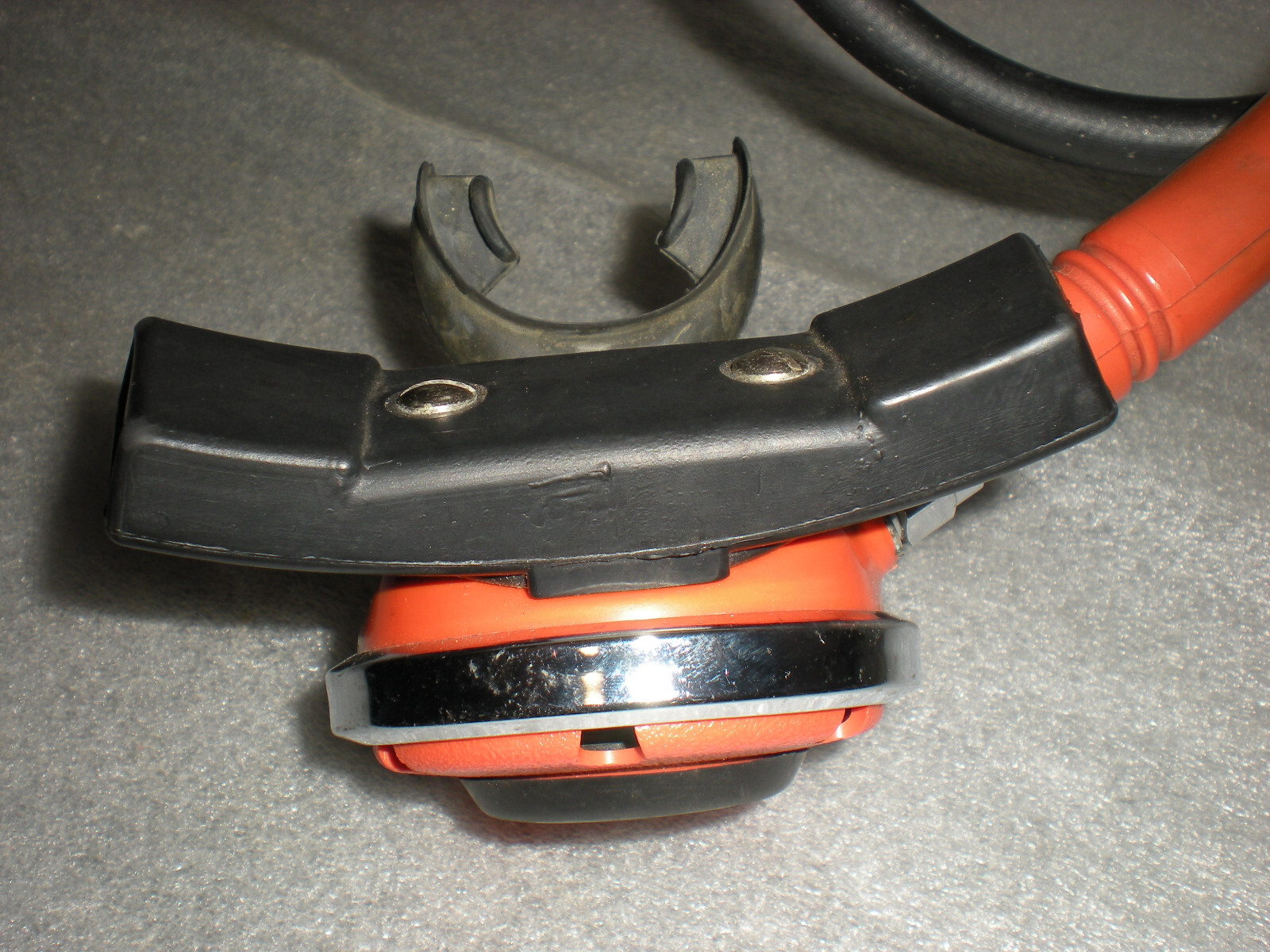 Systems Sub-Aquatic Scuba Diving Orange Mouthpiece Regulator ASIS UNTESTED
