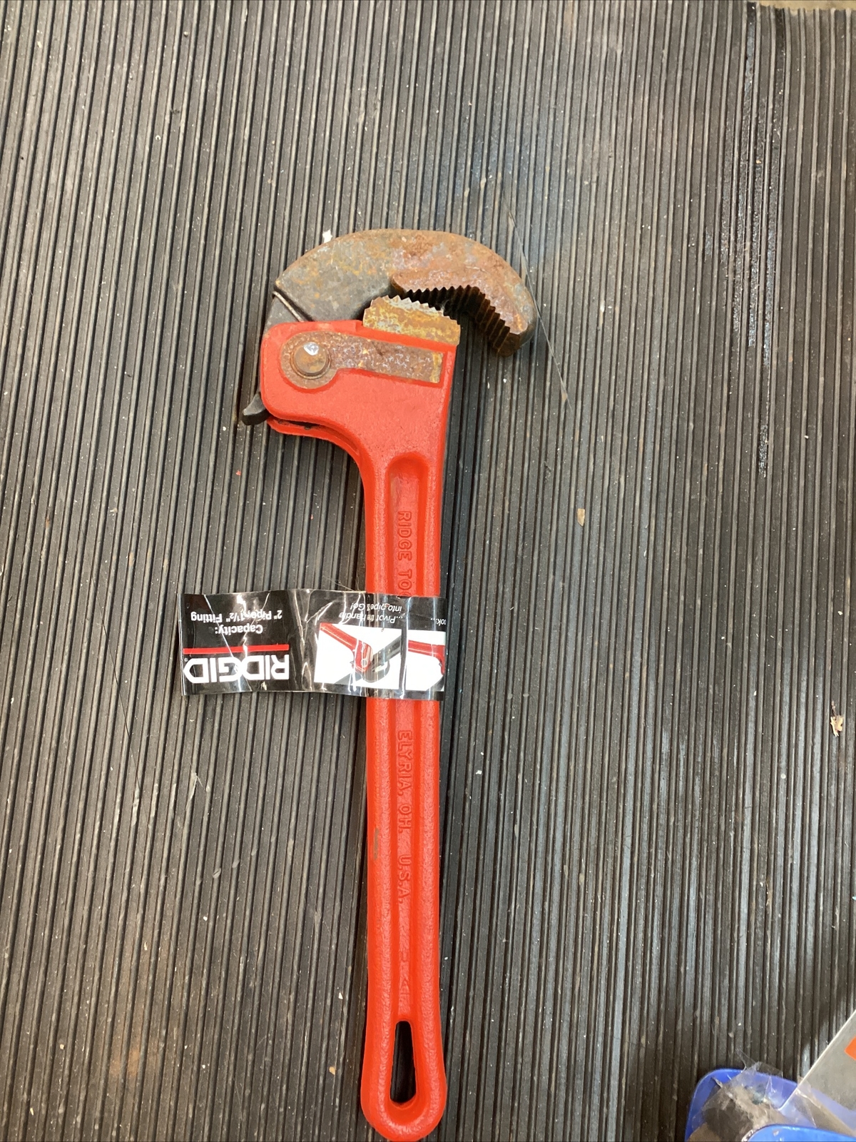 RIDGID PIPE WRENCH 14" RAPIDGRIP HEAVY DUTY 2" MAX PIPE PROFESSIONAL QUALITY NEW