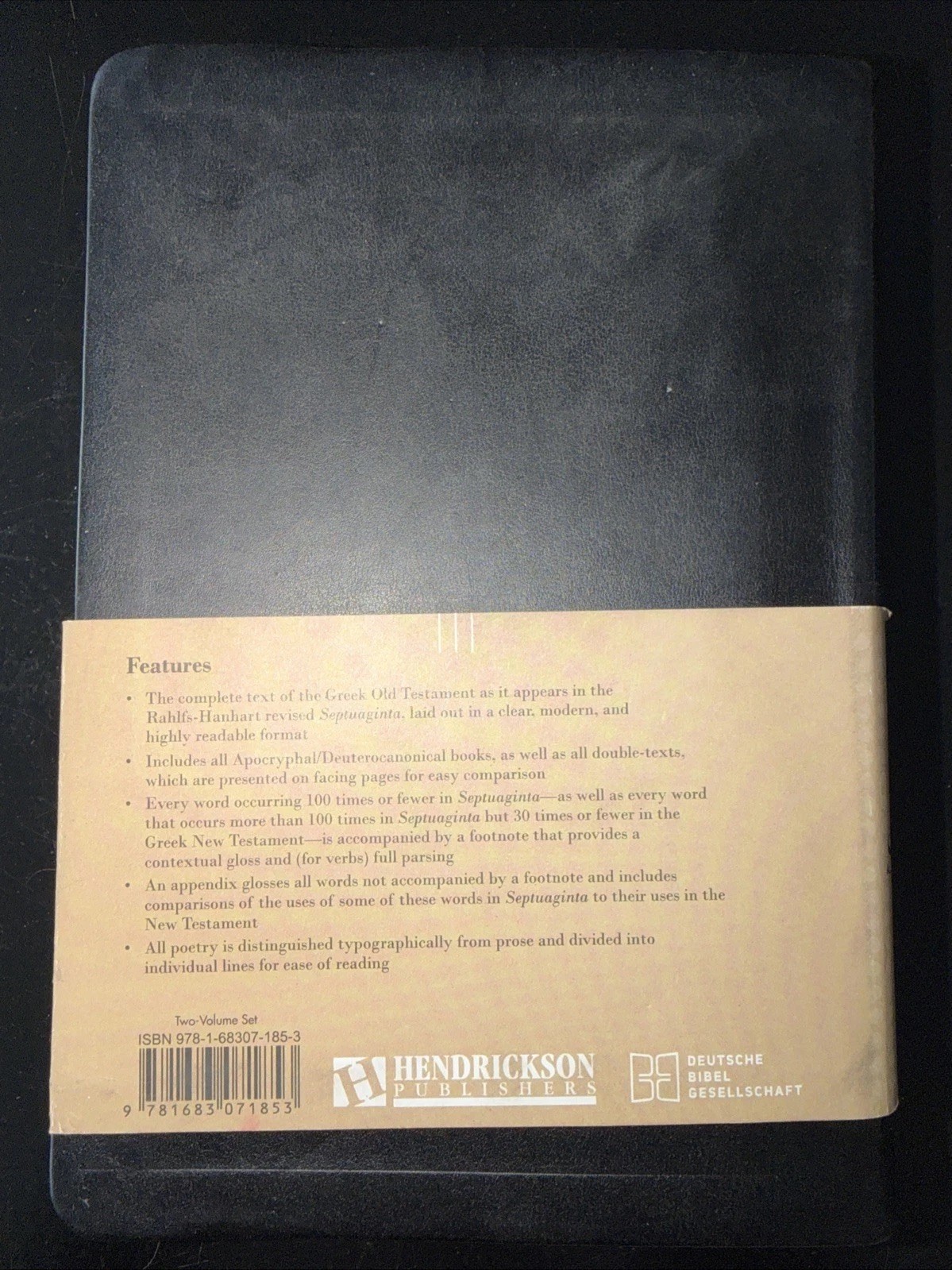 Septuaginta: A Reader's Edition Flexisoft by Gregory R. Lanier 1 & 2