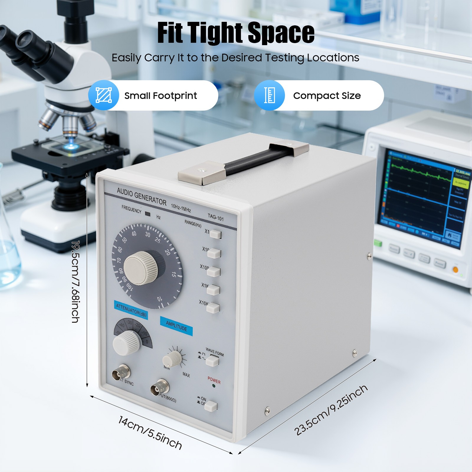 Professional Low-Frequency Signal Generator with High Precision Output