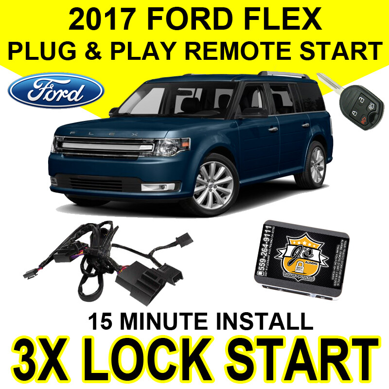 2017 Ford Flex Remote Start Plug & Play System Easy Install DIY 3X Lock Car F01A