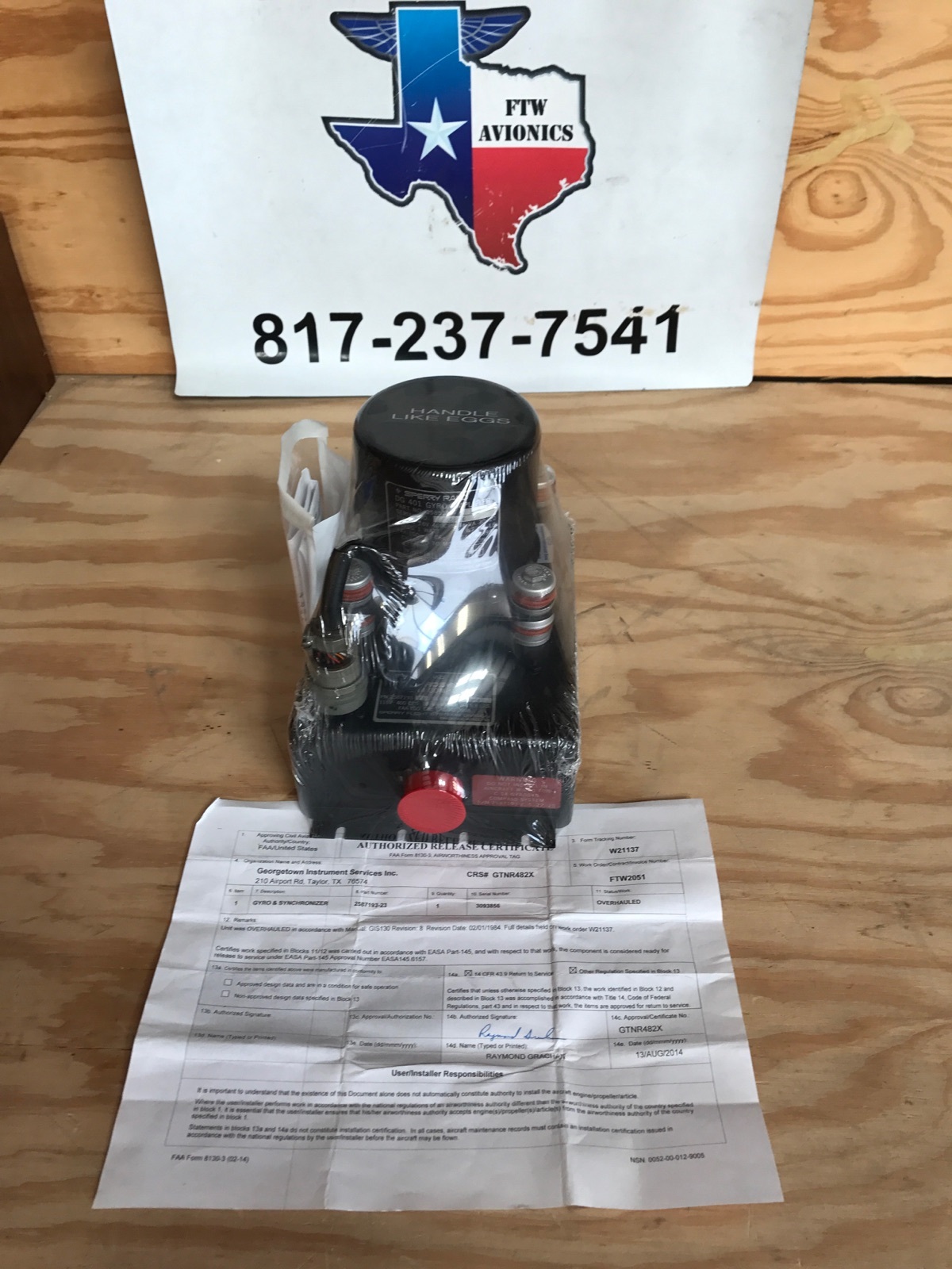 C14 Compass Gyro 2587193-23, OH 8/14