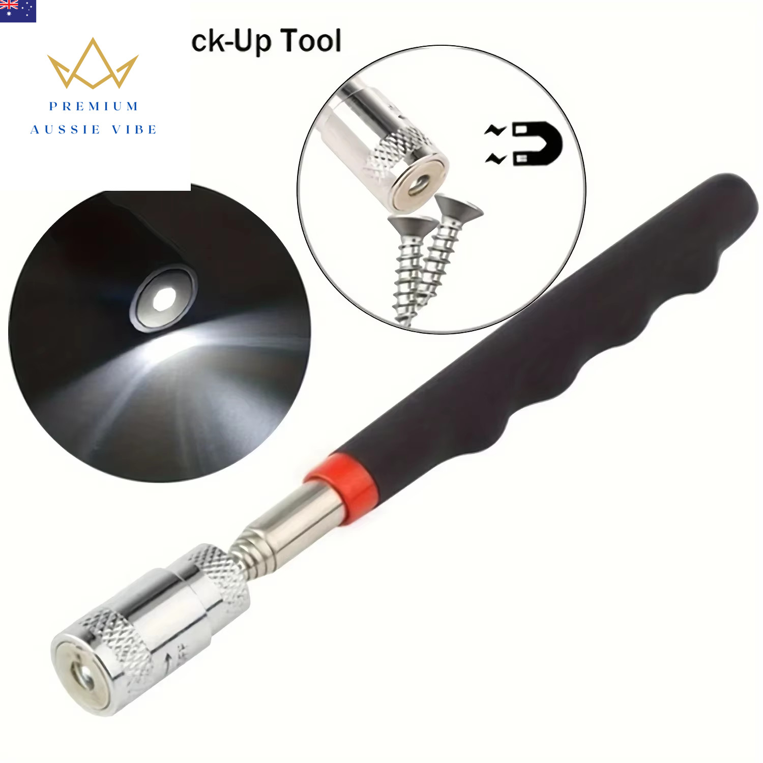 Telescopic Pickup Magnetic Iron Rod Household Automotive Repair and Inspection T