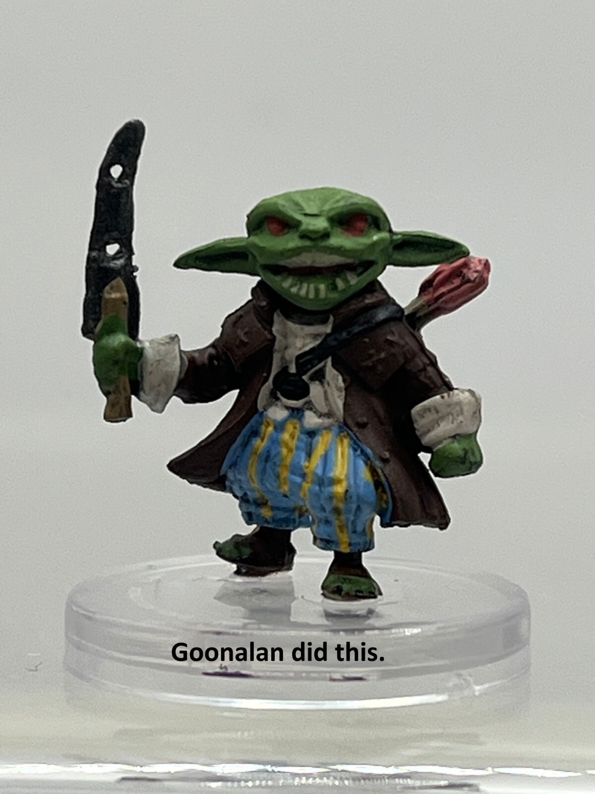 D&D Pathfinder Mini Bestiary Unleashed 02 Goblin Warchanter Dogslicer
