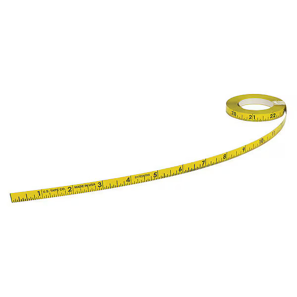 U.S. Tape 300 in Adhesive Tape Measure, 3/8 in Blade 58500 U.S. Tape 58500