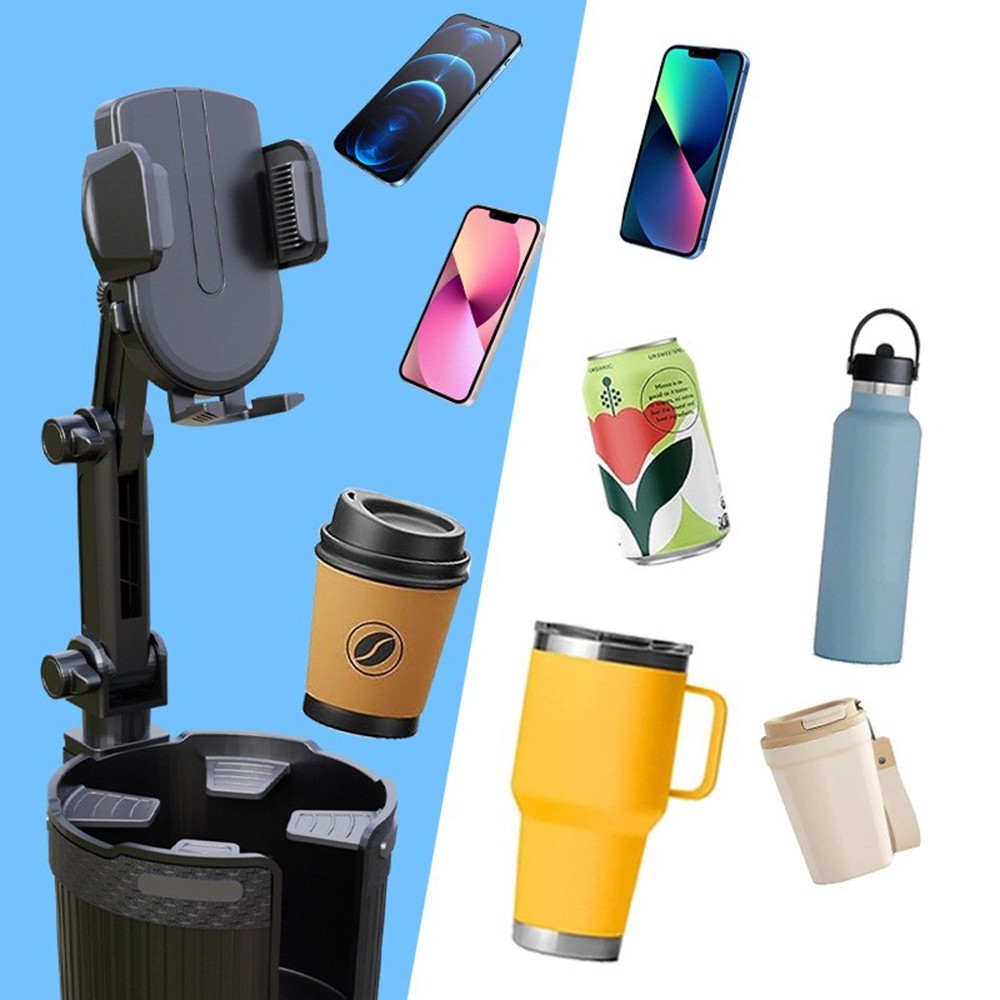 Car Cup Holder Phone Mount Universal Auto Cell Phone Stand with Drink Expand USA