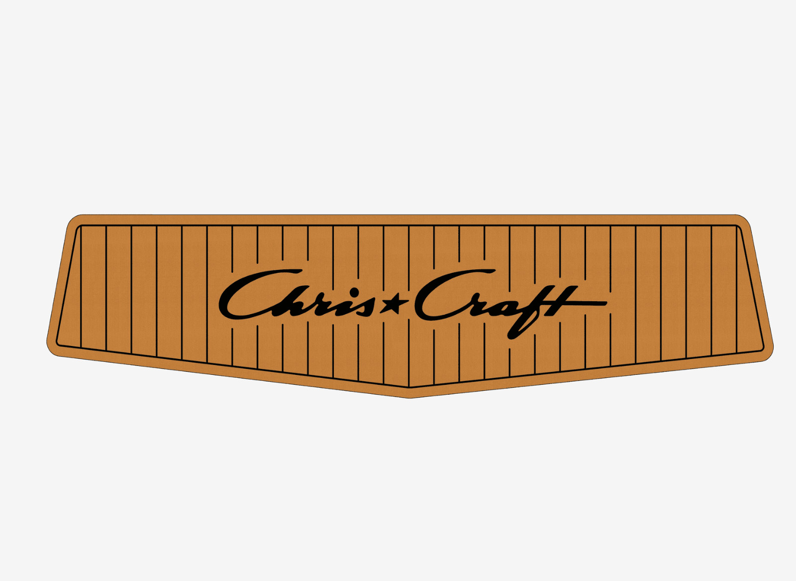 1985-1990 Chris Craft Scorpion 210 Anti-slip Custom EVA faux teak marine floor