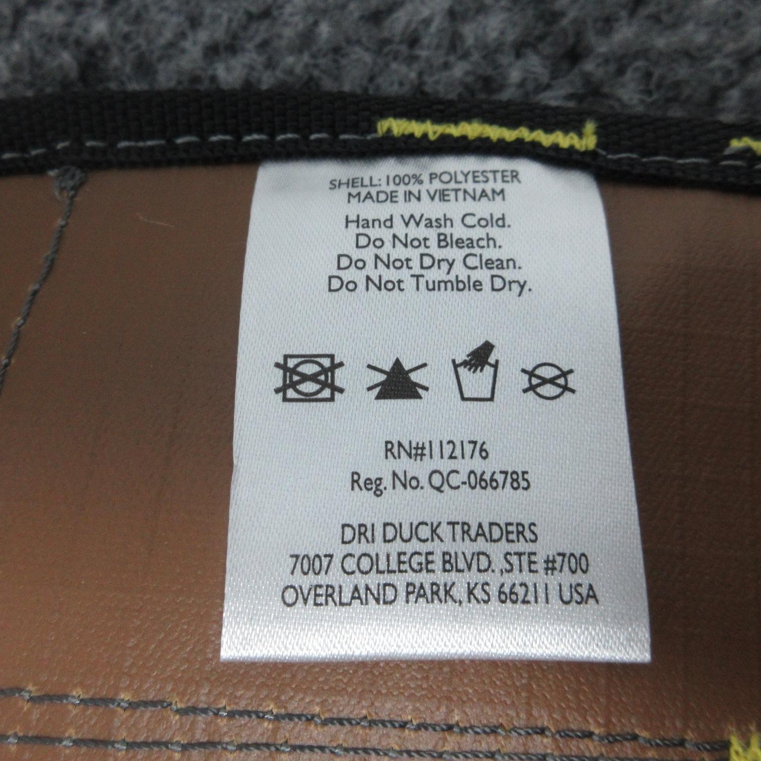 DRI DUCK Roll Up Bucket Tool Pouch Brown Polyester OS Ripstop Organizer
