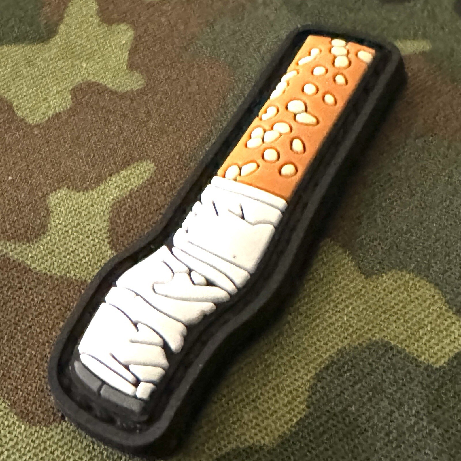 BLACK CANYON SYSTEMS Cowboy Killer Cigarette Butt PVC Morale Patch Hook Back BCS