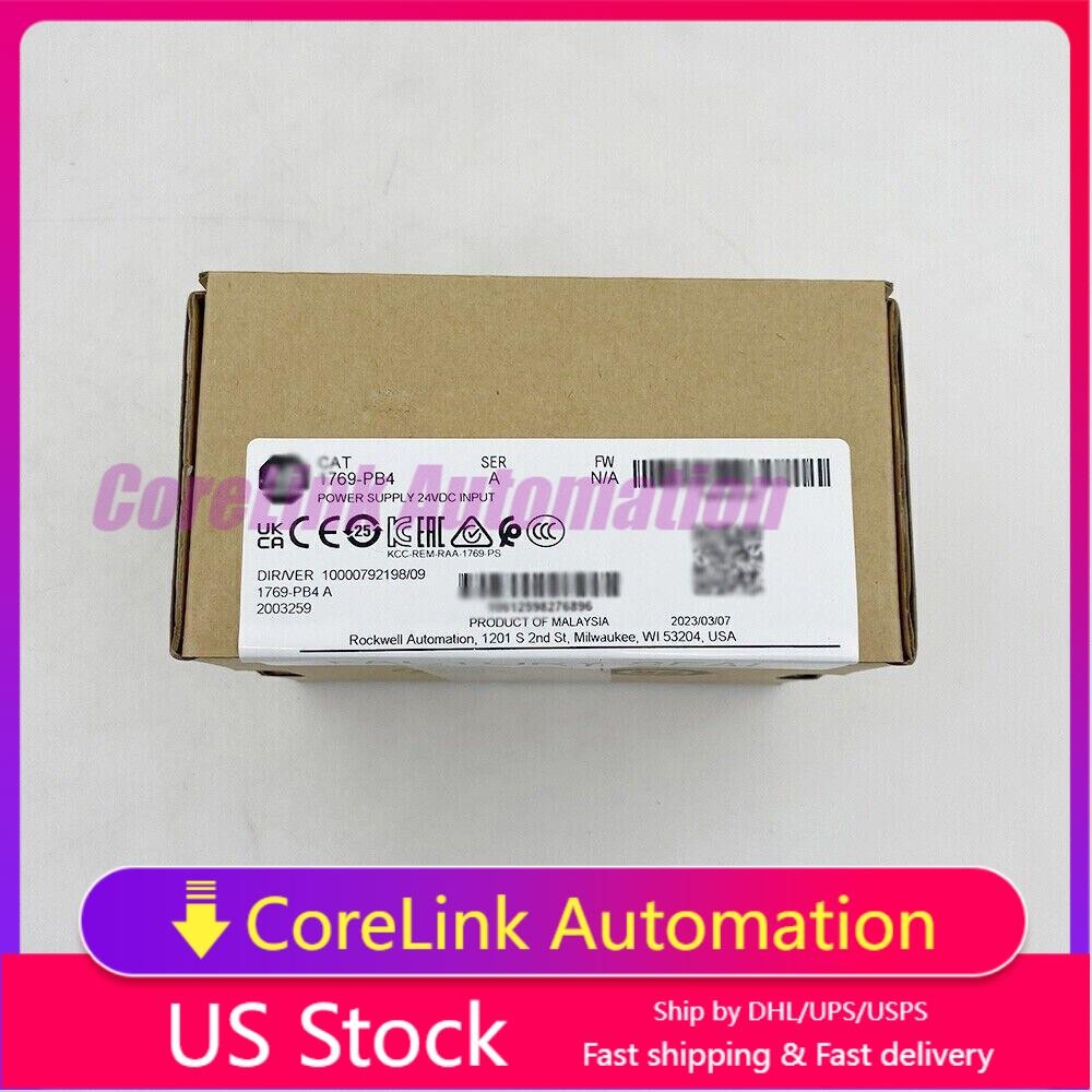 New Factory Sealed AB 1769-PB4 SER A CompactLogix Power Supply Module 1769PB4