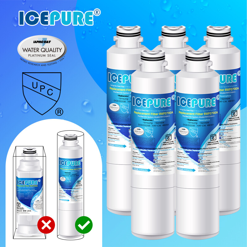 5 Pack Fit For RFC0700A Jetery RF-03-3 RF28HFEDBSR/AA RWF0700A Water Filter