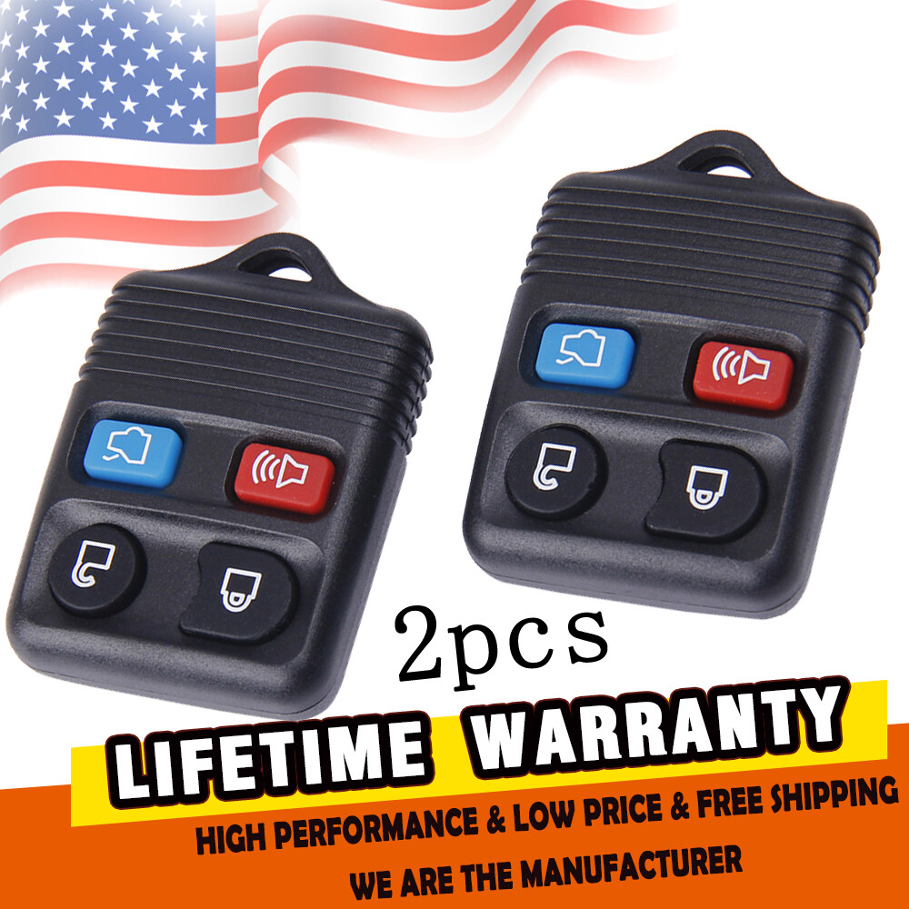 2 Car Keyless Entry Remote Control Key Fob Clicker Transmitter For Ford Mercury