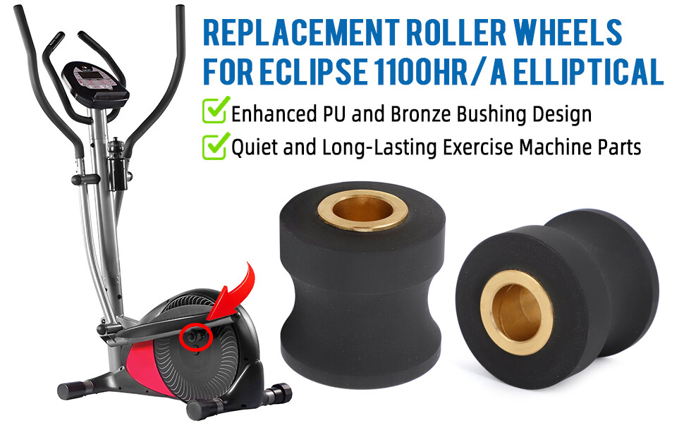 Roller Wheels For Eclipse 1100HR/A Elliptical Exercise Machine 1100hr Parts US