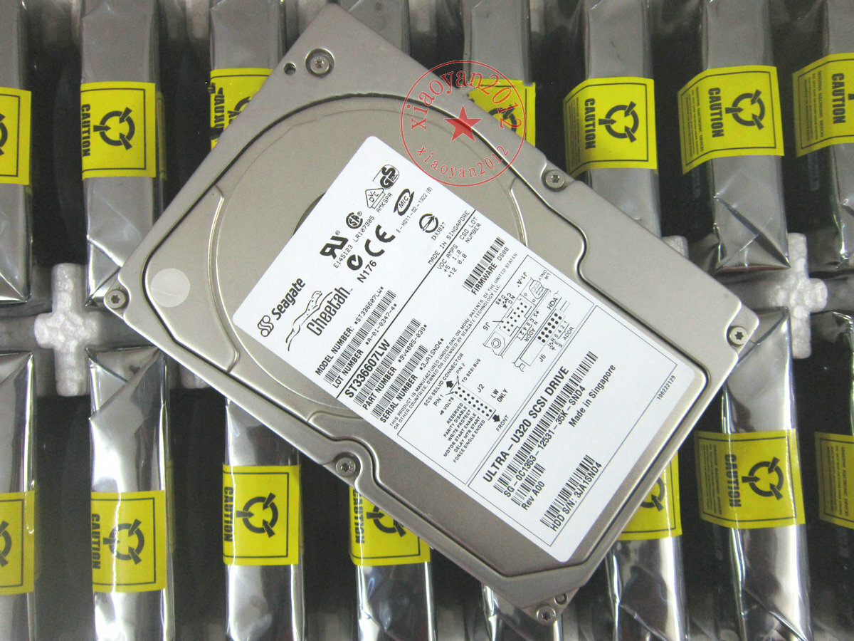 DELL  ST336607LW 36G 10K U320 68-pin SCSI hard drive 0J3438