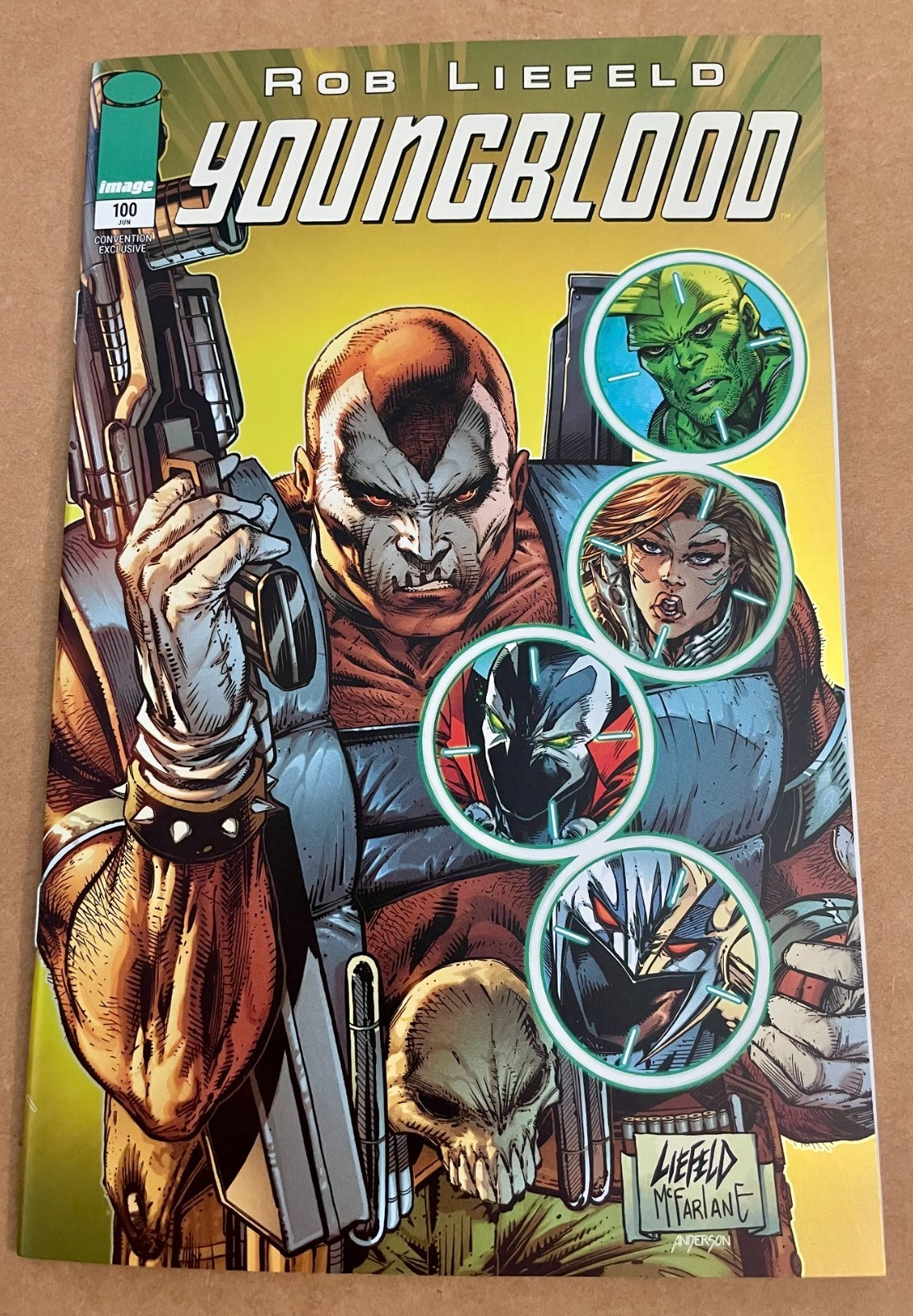 Youngblood #100 SDCC 2026 Gold Foil Variant Rob Liefeld Image Todd McFarlane