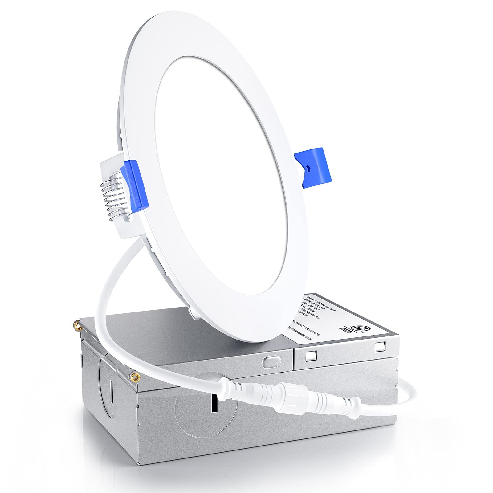 Ensenior 1 Pack 4 Inch LED Recessed Light, Dimmable, 4 Inch, 5000k - Daylight
