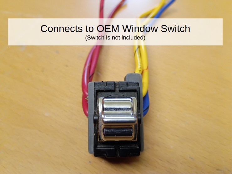 80-86 Right Power Window Switch Connector w/ Wire Pigtail F150 F250 F350 Bronco