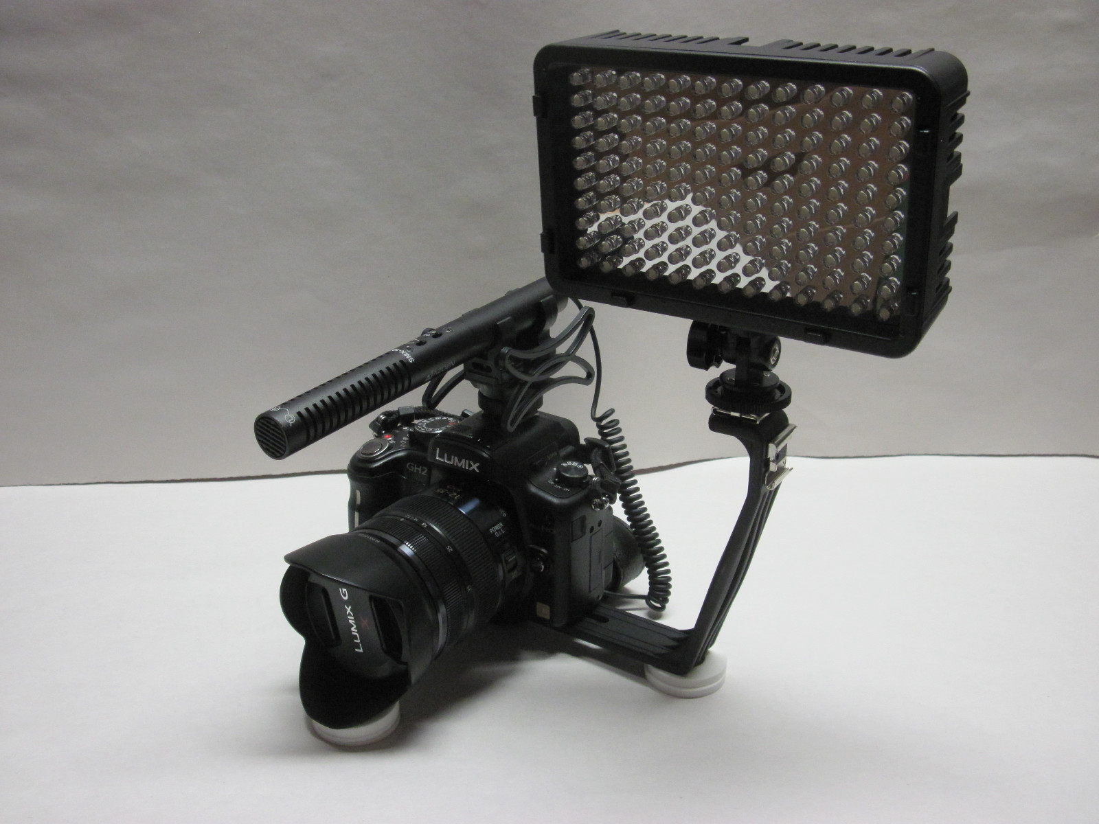 Pro T8i AZ SM-2L LR stereo mic video light for Canon T7i T6i T6s T5i SL2 SL1