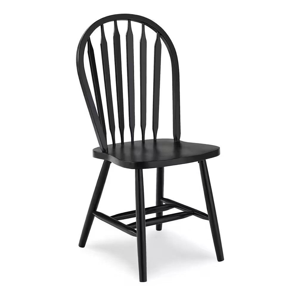 Black Windsor Arrow Back Chair