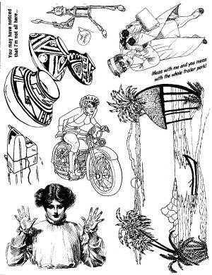 Unmounted Rubber Stamp Plate, Unmounted/Uncut Pink Rubber Stamps