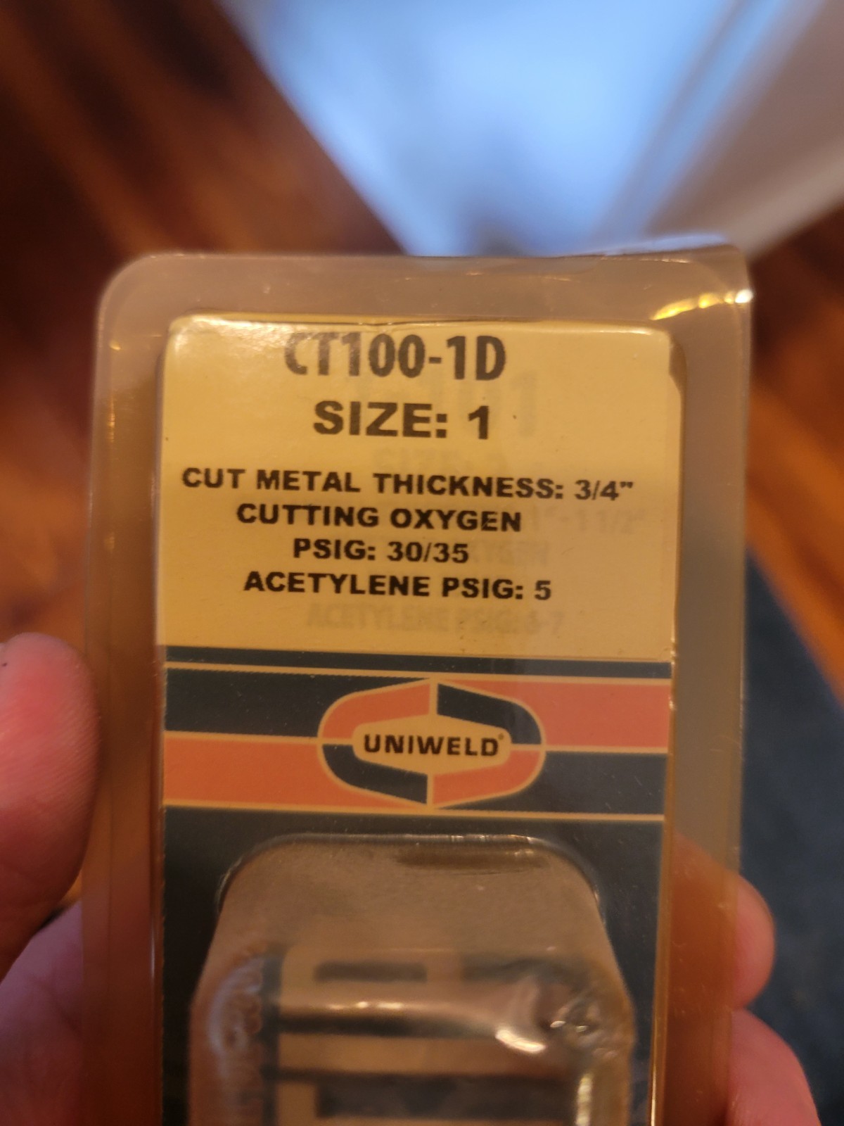 UNIWELD CT100-1D TORCH CUTTING TIP