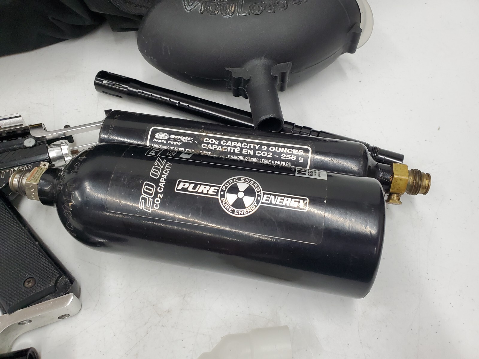 Java Spyder Compact Paintball Gun With Expansion Chamber Barrel Feeder